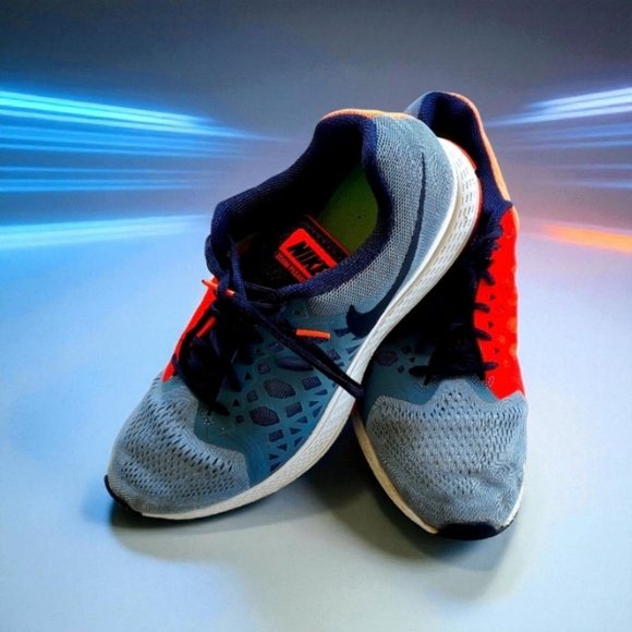 Nike Zoom Pegasus 31 Men’s Size 12 Dark Gray/Orange  Running Shoes - Picture 13 of 14